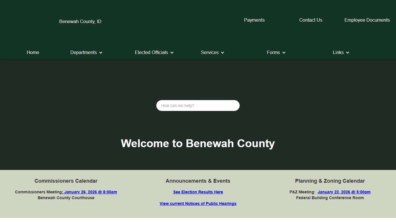 Benewah County, Idaho [Official]