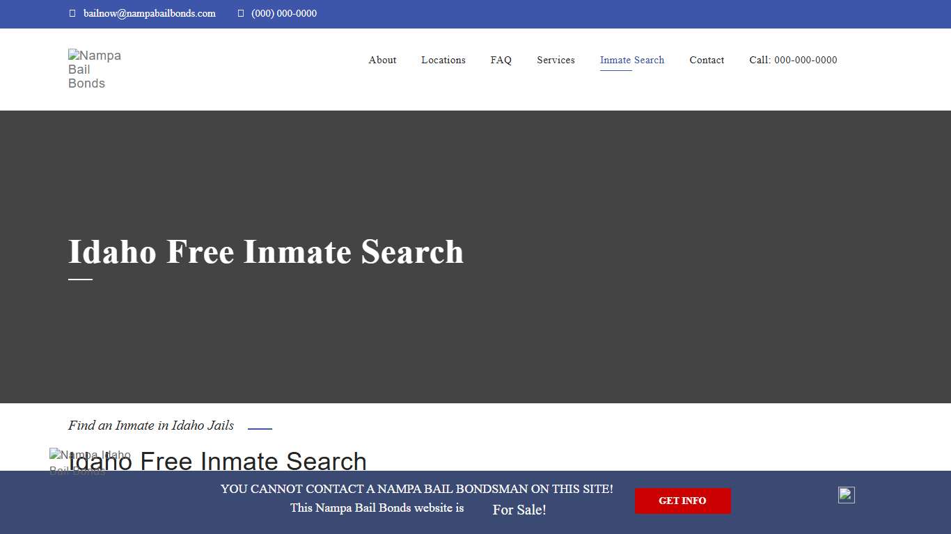 Idaho Inmate Search Find county Inmates in Idaho jail